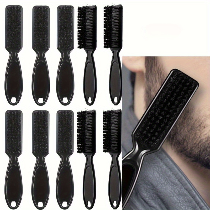 Men'S Grooming Hairstyles - 2個入りの乾いた髪用のひげブラシと男性用ヘアブラシ、髪とひげの掃除用グルーミング＆スタイリングブラシ