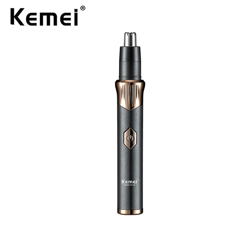 Nose Trimmer - Kemei-男性と女性のための充電式電気トリマー痛みのないプロの脱毛高速充電TYPE-C