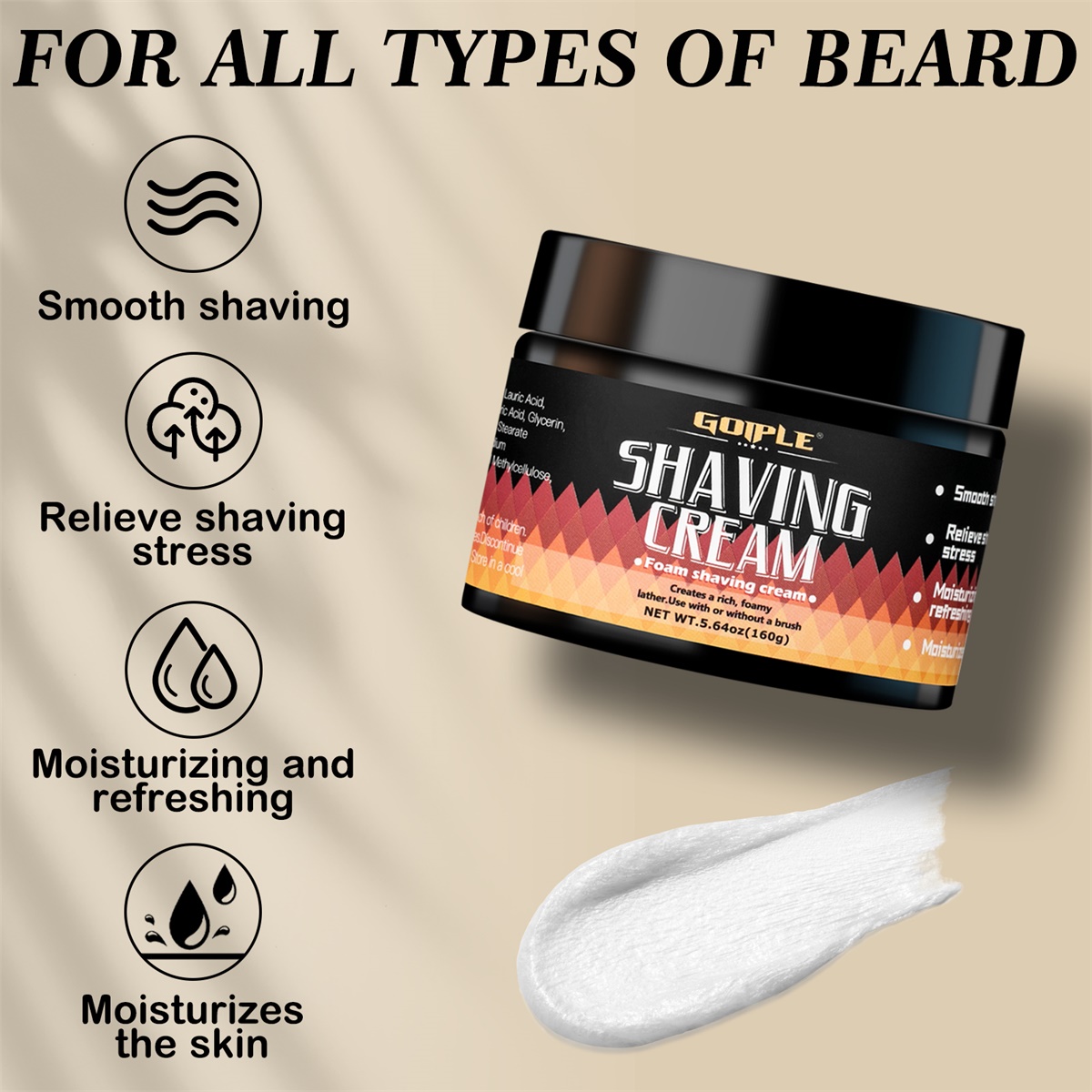 男性用シェービングケアクリームキット ステンレス製泡立てボウ - Shaving Cream のレビューと価格