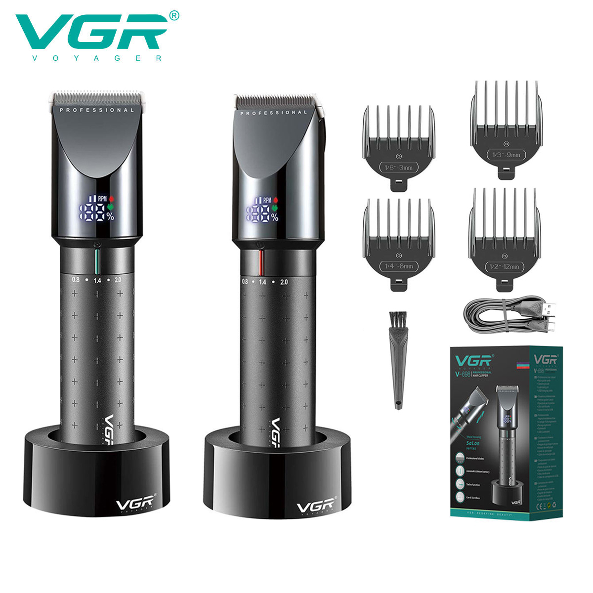 VGR 698 ハイエンドバリカン、ディープクリーニングヘア - Electric Shaver Rotary のレビューと価格