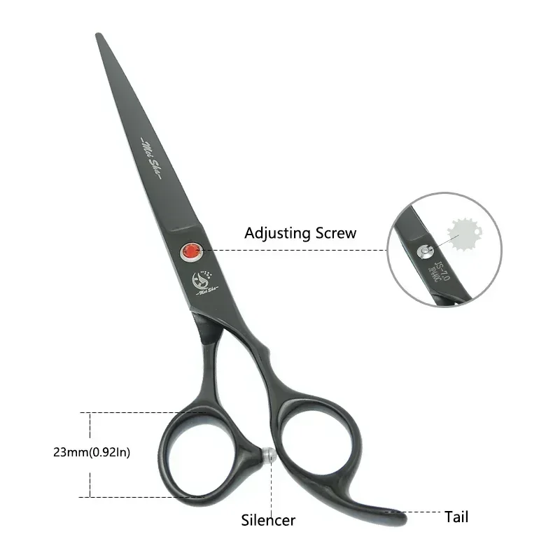 7.0インチプロフェッショナルペット用ハサミ JP440C  - Grooming Scissors のレビューと価格
