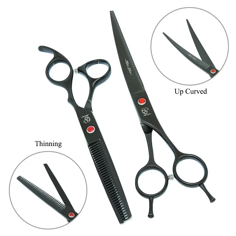 7.0インチプロフェッショナルペット用ハサミ JP440C  - Grooming Scissors のレビューと価格