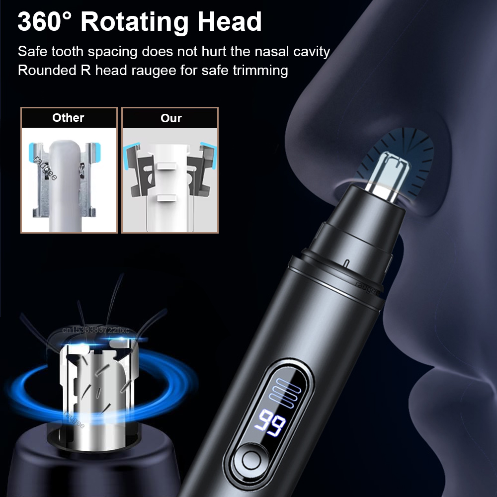 電動鼻毛トリマー USB 充電式鼻毛カッター ポータブル鼻毛 - Nose Trimmer のレビューと価格