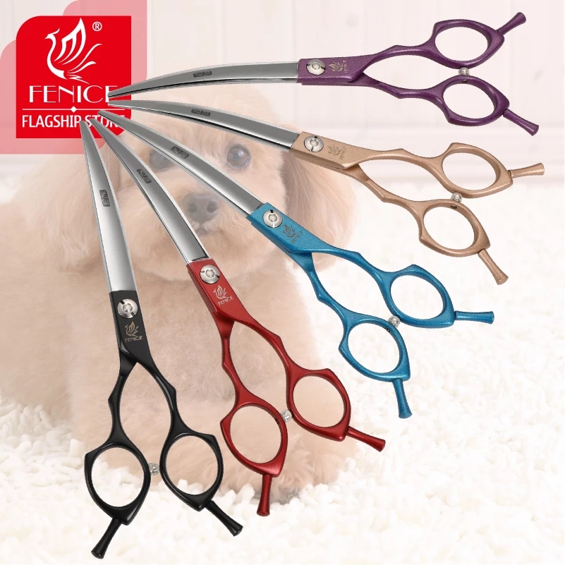 フェニーチェ 6.5/7.0インチ JP440C 犬用グルー - Grooming Scissors のレビューと価格