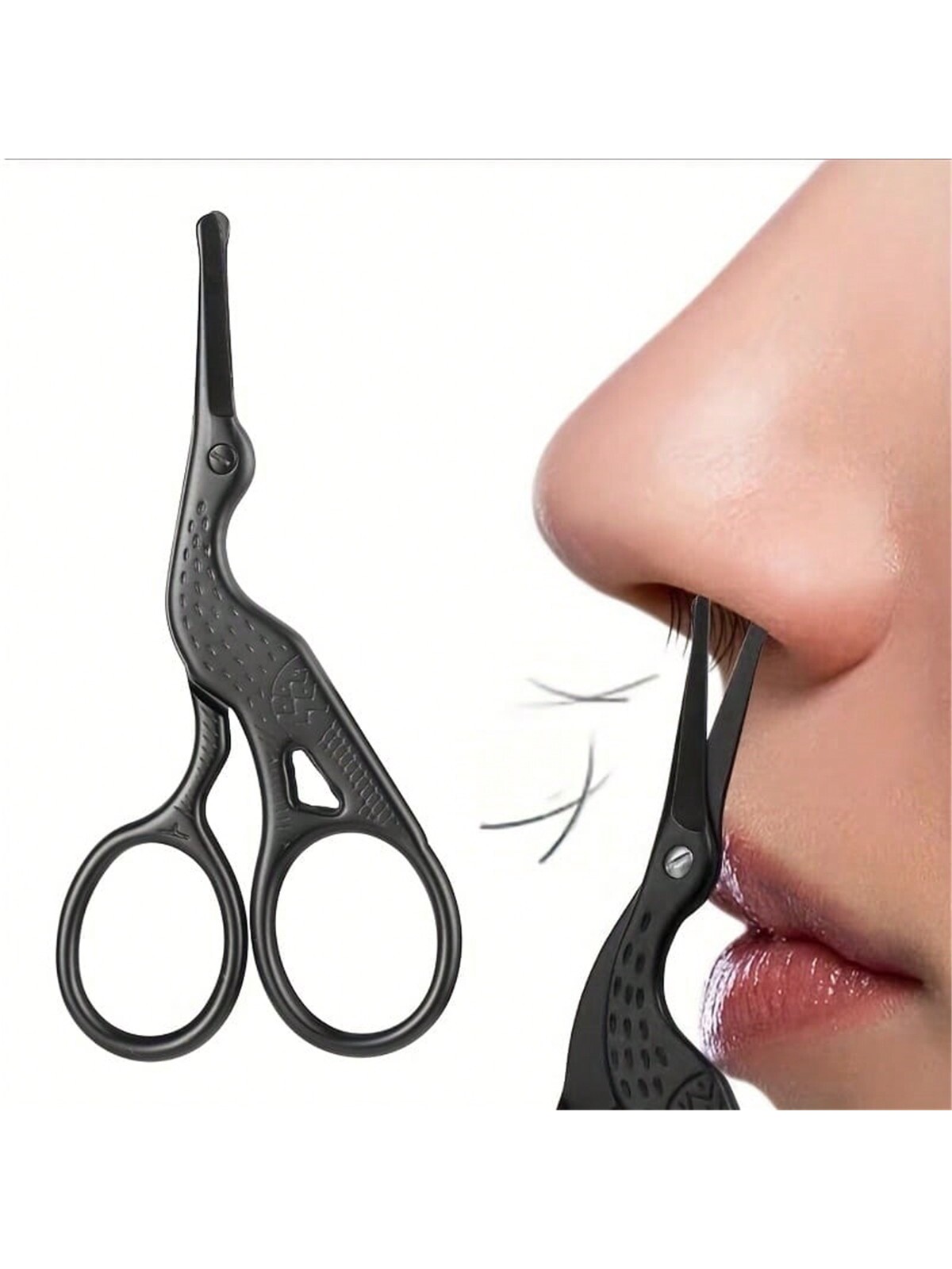 鼻毛ハサミ、ステンレス製の丸い先端トリマー、精密な眉毛ハサミ - Grooming Scissors のレビューと価格